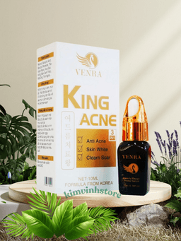 Serum Trị Mụn Cao Cấp King Acne 3 in 1 Venra – Hũ 10ml 1