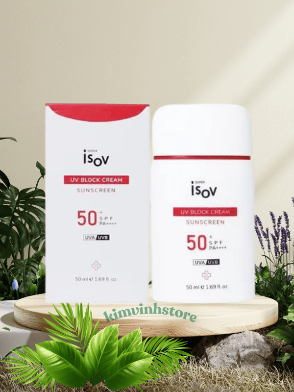 Kem Chống Nắng iSOV UV Block – Bảo Vệ Da Toàn Diện, Ngăn Ngừa Tác Hại Từ Tia UV