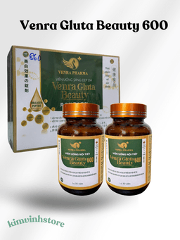 Venra Gluta Beauty 600 – Bộ Đôi Viên Uống Trắng Da & Cân Bằng Nội Tiết Tố 3