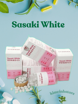 Sasaki White – Viên Uống Trắng Da, Giảm Nám, Chống Lão Hóa 2