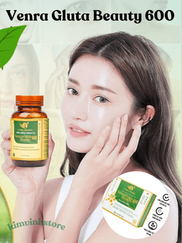 Venra Gluta Beauty 600 – Bộ Đôi Viên Uống Trắng Da & Cân Bằng Nội Tiết Tố 4
