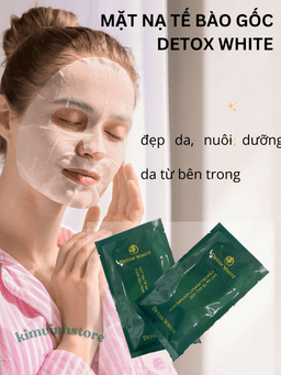 MẶT NẠ TẾ BÀO GỐC DETOX WHITE – LÀN DA CĂNG MƯỚT, TRẮNG SÁNG TỰ NHIÊN 2